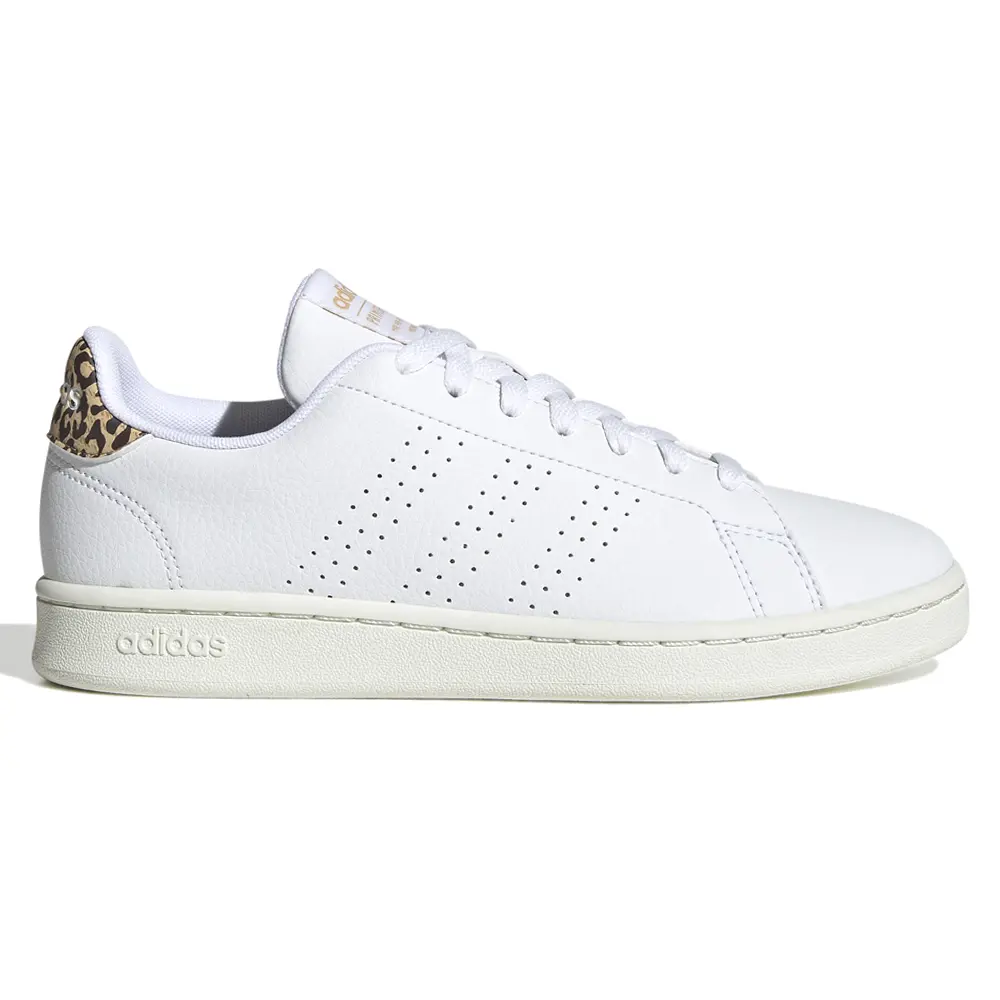 adidas Womens Advantage Lace Up Sneakers Shoes Casual - White