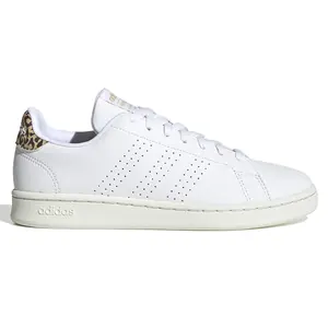 adidas Womens Advantage Lace Up Sneakers Shoes Casual - White