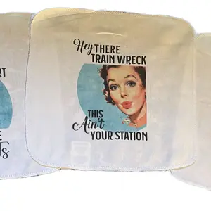 Vintage print reusable kitchen paper towels