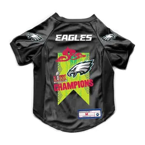Littlearth Eagles Super Bowl LIX Champs Pet Stretch Jersey