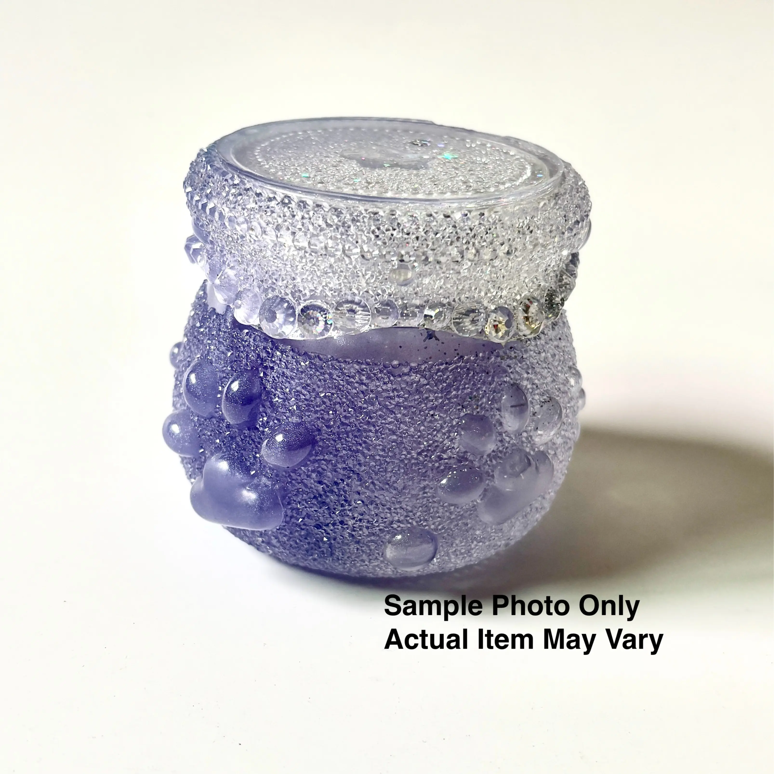 Handmade Resin Diamond Jar