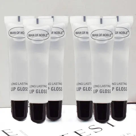 6 pcs Lip Oil and Lip Gloss Kit, Colorless Clear Tube Moisturizing Hydrating Lip Oil Set, Long-Lasting Natural Lip Care Gifts for Women Lip Products Makeup