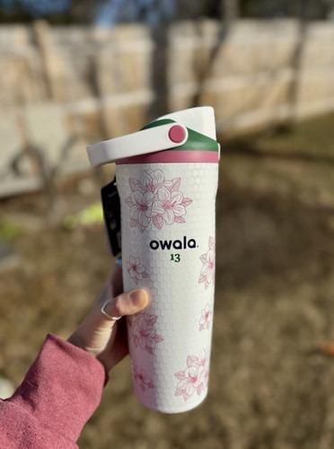Owala Azalea 13 Limited Edition Bottle – Floral Insulated Tumbler with Straw, Cute Aesthetic Water Bottle