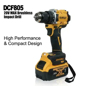 DCF805 brushless impact drill nut-busting torque
