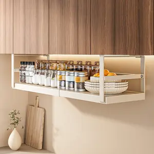 🍽️ Instantly double your cabinet space WITHOUT drilling a single hole! This expandable under-shelf basket is the renter-friendly kitchen hack you’ve been scrolling for. 🔗 Grab yours in bio!