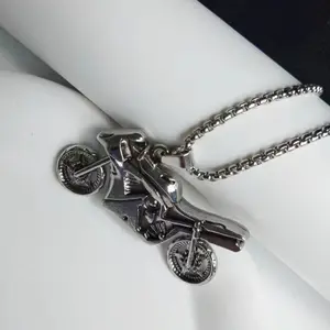 Men's Punk Vintage Motorcycle Necklace Personalized Street-style Alloy Pendant length20in/24in,A Perfect Gifts For Lovers, Friends, Boyfriends, Girlfriends, Wife, Husband, Thanksgiving, Independence Day, Holloween, Black Friday, Chrisatmas and New YearS19
