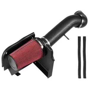 VEVOR Cold Air Intake, 3.9 Inch Cold Air Intake System+ Heat Shield Compatible with 1999-2006 Chevy Silverado/GMC Sierra 1500 V8 4.8L/5.3L, High Flow Filter Kit Improve Horsepower, Throttle Response