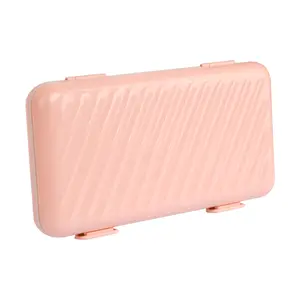 Pill Organizer 3 Times a Day, Pink Pill Organizer 3 Times a Day, Light-Proof Pill Box 7 Day Pill Cases, Pill Box Organizer Medicine Organizer Box to Hold Vitamins and Medication (Pink)