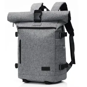 Vention 15.6 Inch Roll Top Laptop Backpack for Men, Large Capacity Expandable Water Resistant Backpack with Multi-compartments, Durable Business Travel Backpack for Commute, College Students, Daily Use & Outdoor