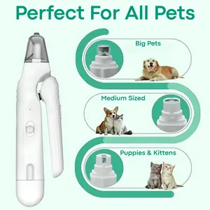 PetCurePHD Silent Groom Pro - Gentle Quiet Nail Care for Dogs with 25dB Whisper Sound Level Ideal for Stress-Free Grooming Sessions Perfect for All Pets