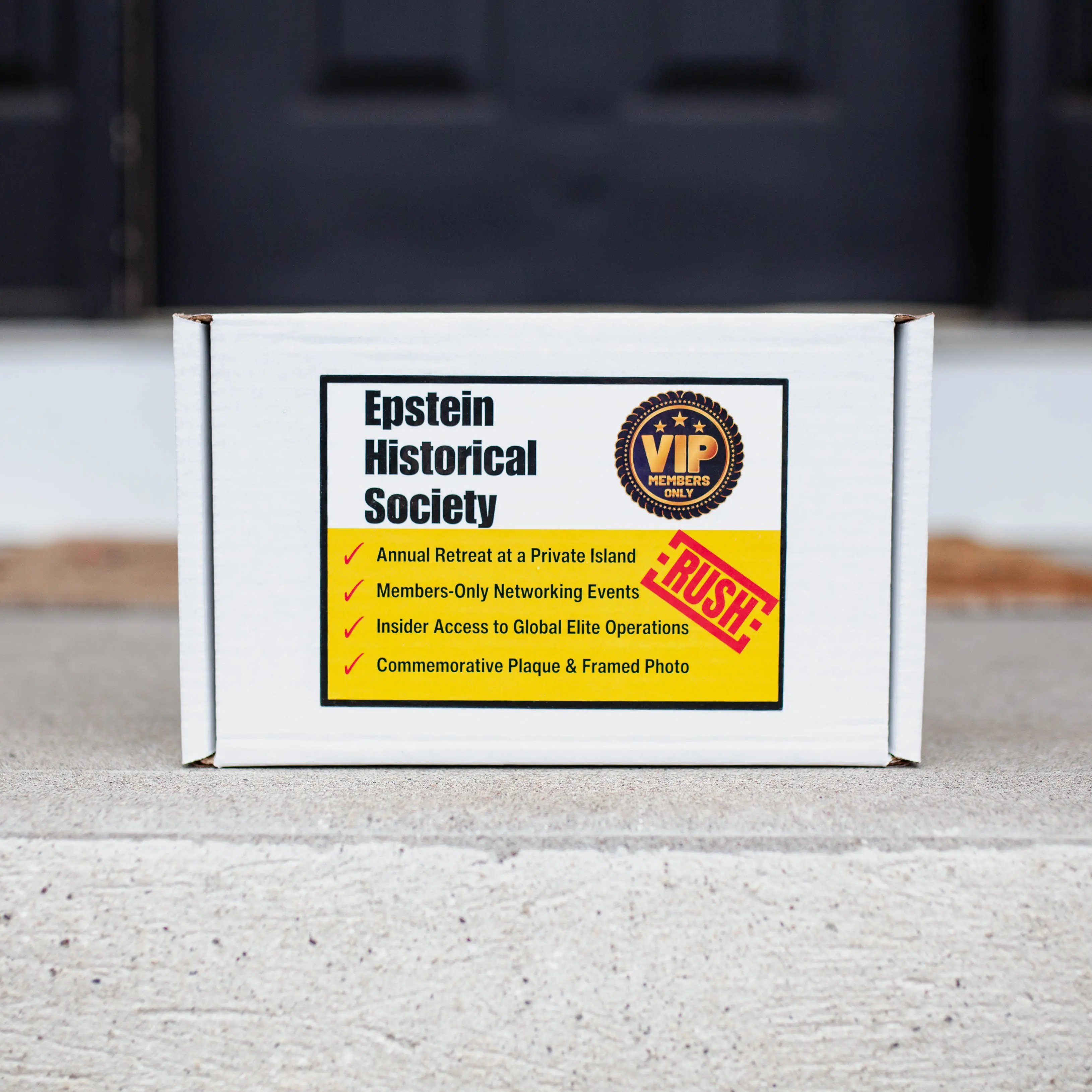 Epstein Historical Society Prank