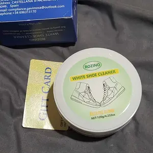 ROZINO White Shoe Cleaner Multi-purpose Leather Cleaner for Footwear Bedroom Walking Knee Protection Versatile Cleaning Paste Easy to Use Efficient and Affordable Tactical