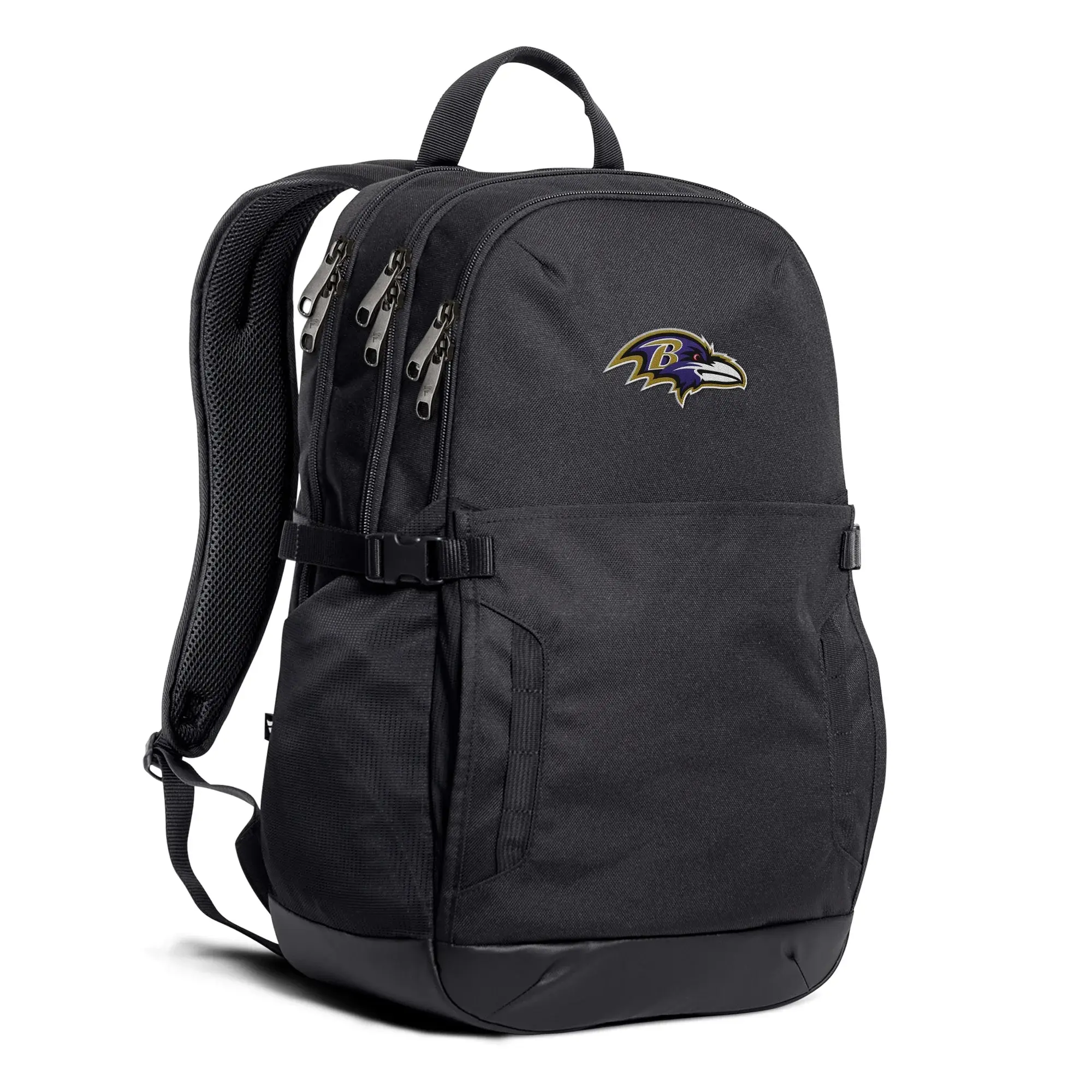 WinCraft Baltimore Ravens All Pro Backpack Official Team-Themed Backpack Durable Carry Bag Adjustable Shoulder Straps Spacious Storage Daypack for School Work Travel Sports Events Tailgating and Everyday Use