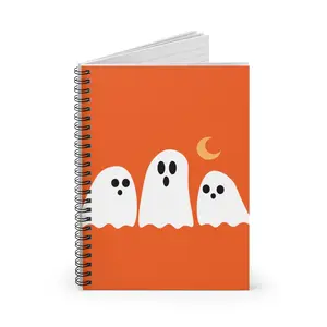 Halloween Spiral Notebook - Ruled Line, Perfect for Office and School Supplies decomposition notebooks tiktok shop custom journal