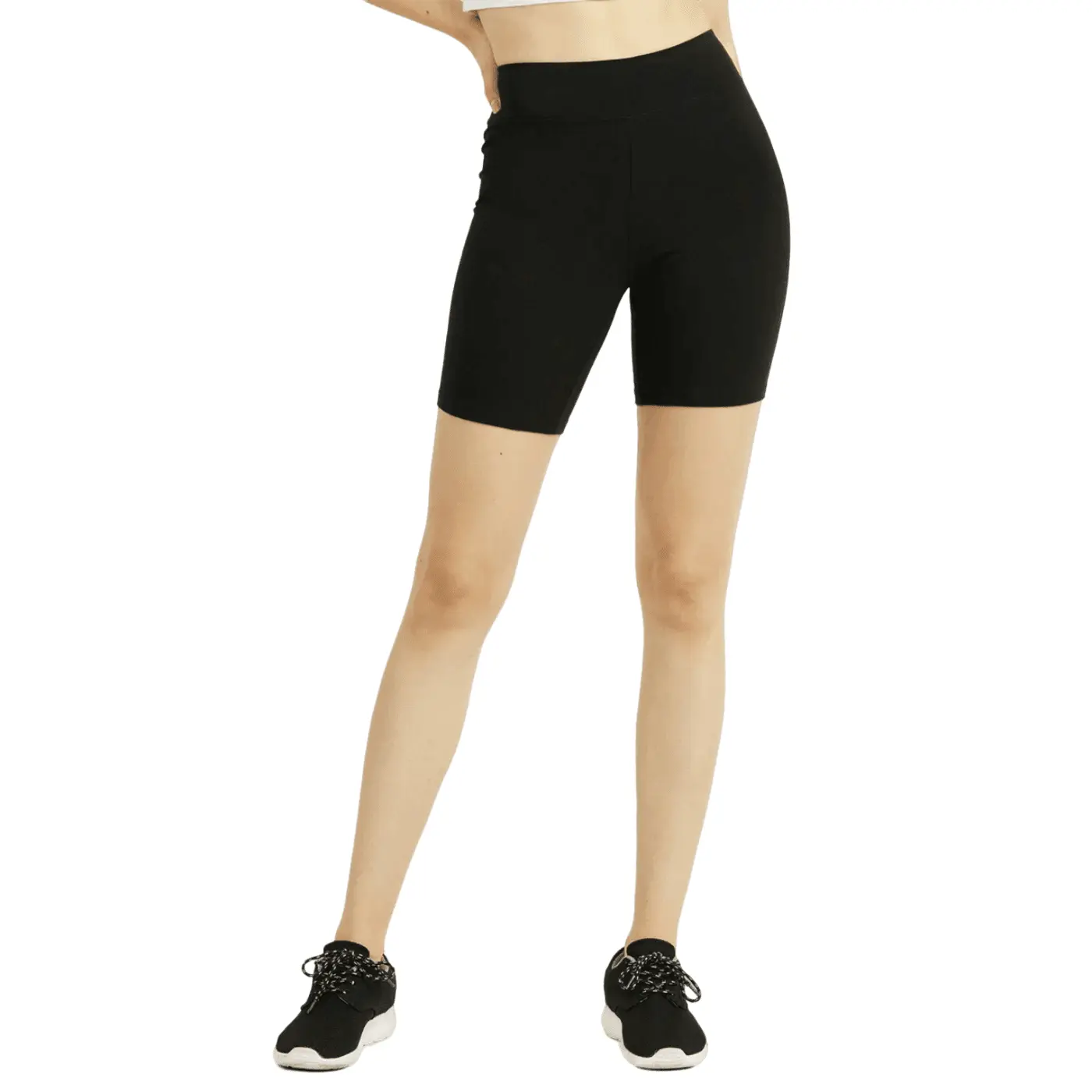 Women's Cotton Biker Shorts 5'' Leggings S - 3XL High Waisted No See-Through Athletic Workout Running Cycling Volleyball Yoga Tummy Control Activewear