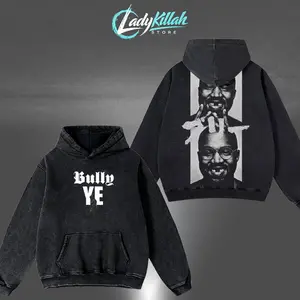 Bully - YE's 12th Studio Album Merch 2026 V2 Premium Washed Cotton T-Shirt For Ye Fans, Ye Stans Hip-Hop Shirt, Gift For Ye Fan Graphic Tee, Bully Album Fan Merch Shirt #5