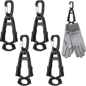 Glove Clips for Work Glove Holders for Duty Belt, Safety Belt Clip for Construction Worker Gloves Grabber Clip