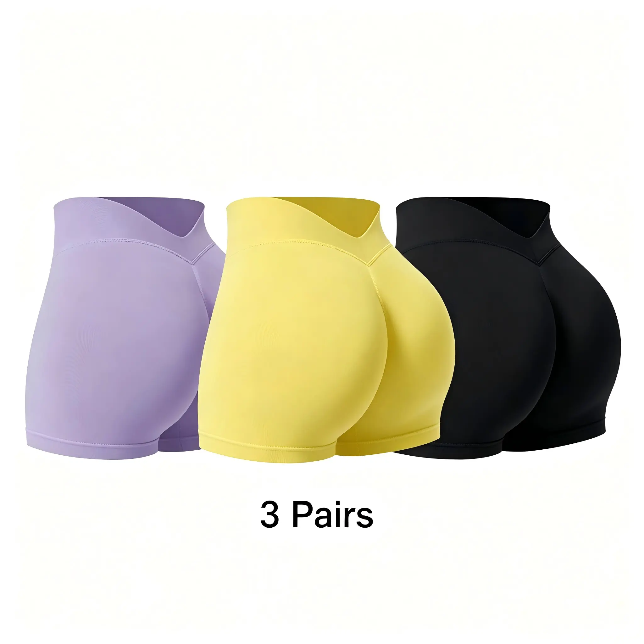 3 Pairs Impact Shorts,High Waisted Butt Lifting,Shaping Curve-Hugging Compression gym seamless smujer,camouflage,sport,Men's,Quick,Dry Athletic Shorts with Pockets,basketball