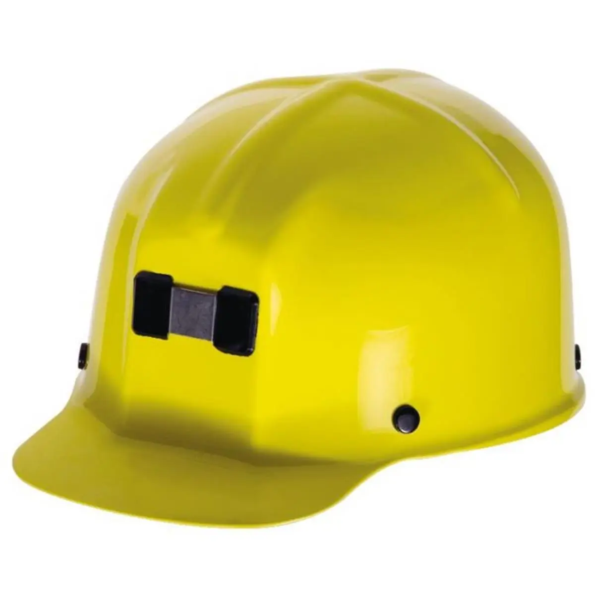 Safety Works Comfo-Cap Standard Mining Hard Hat - 1.1 lbs Molded Polyethylene Shell, Staz-on Suspension for Increased Rigidity, Cross Ridges for Head Protection