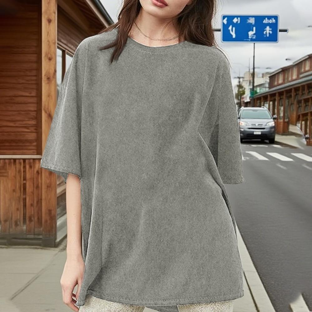 Multicolor Vintage Washed T Shirt 100% Cotton Oversized Acid Wash Tee for Men Women Casual Summer Streetwear Loose Fit Everyday Essentials Soft Breathable Top Stadium Outfit Holiday Vacation Look Daily Casual Style