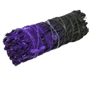 Protection & Power Cleansing Wand Sage- 4" for Spiritual Cleansing Energy Enhancement Fragrance Aroma Natural Sage for Meditation & Manifestation