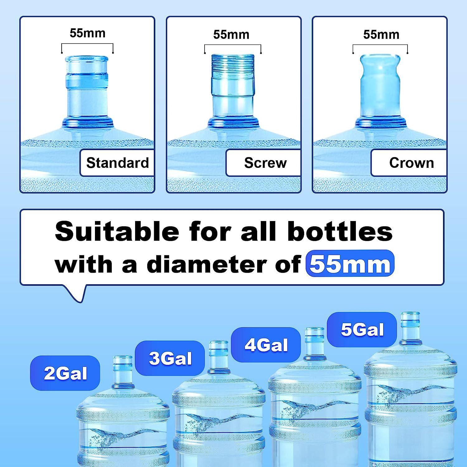 Silicone Water Jug Cap, 3/6 Counts/set Reusable Spill-proof Dust-proof Water Bottle Cap, Mini Replacement Water Bottle Cover, Drinkware Accessories for Home Office Dormitory, Drink Protectors