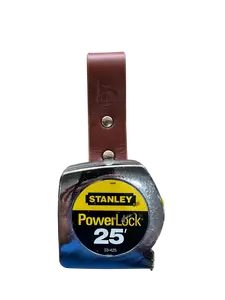 Journeyman Measuring Tape Holder / Veg Tanned Leather