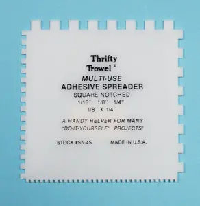 WorldWide Sales Online Thrifty Trowel Multi Use Spreader with 4 Square Notched Sides – Home Improvement, import_2021_10_