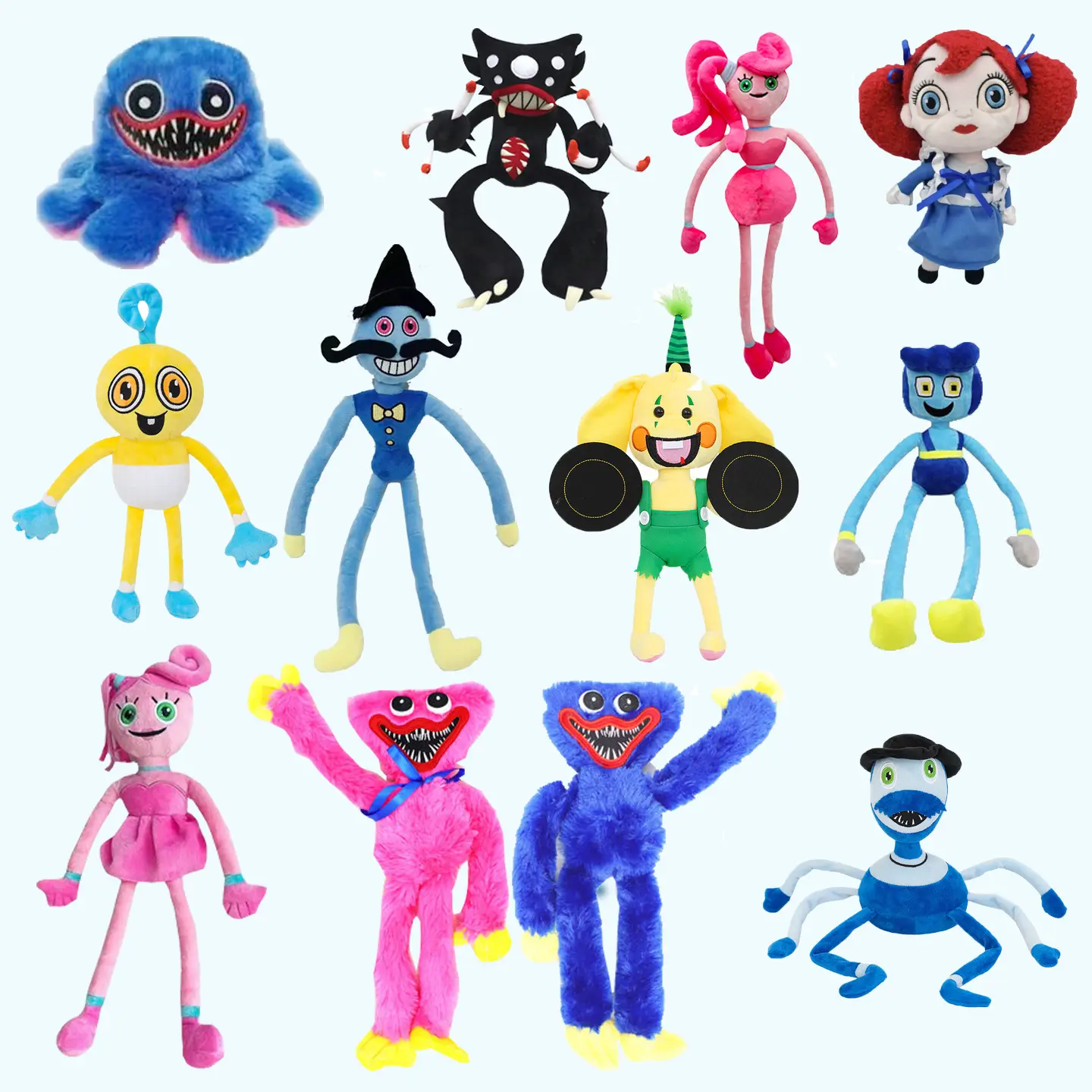 Cross Border Poppy Playtime Dad Mom Son School Bag Grandpa Doll Plush Toy Cross Border Poppy Playtime Dad Mom Son School Bag Grandpa Doll Plush Toy