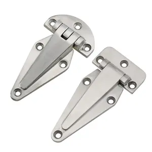 HITAN HT072 Industrial Equipment Freezer Cabinet Door Load-bearing Hinge, Car 304 Stainless Steel Hinge Heavy Loose Sheet