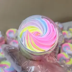 Jupiters Bloom Unicorn Body Butter Sweet Pink Sugar Scented Shea & Cupaucu Butters Lightweight Non-Greasy Cruelty-Free All Skin Types Cosmetic 4 oz