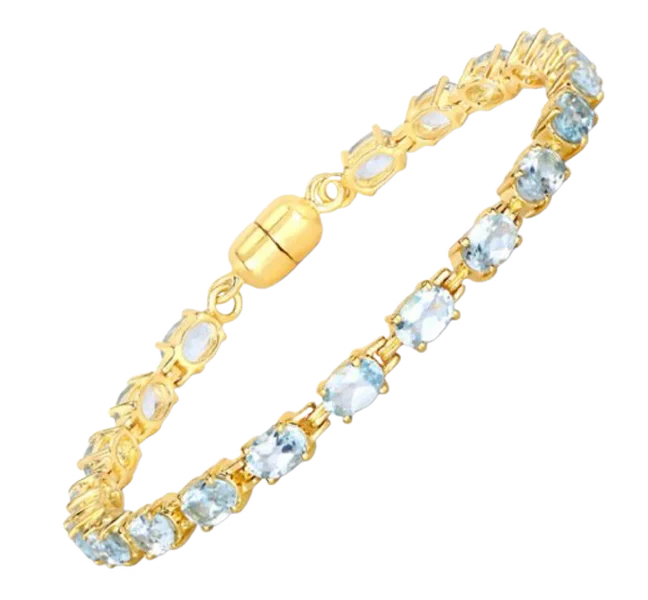 Blue Topaz Bracelet Size 7