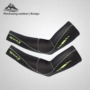 Outdoor cycling ice silk sunscreen sleeves men and women cycling running sports arm guard summer ice sleeves shading breathable