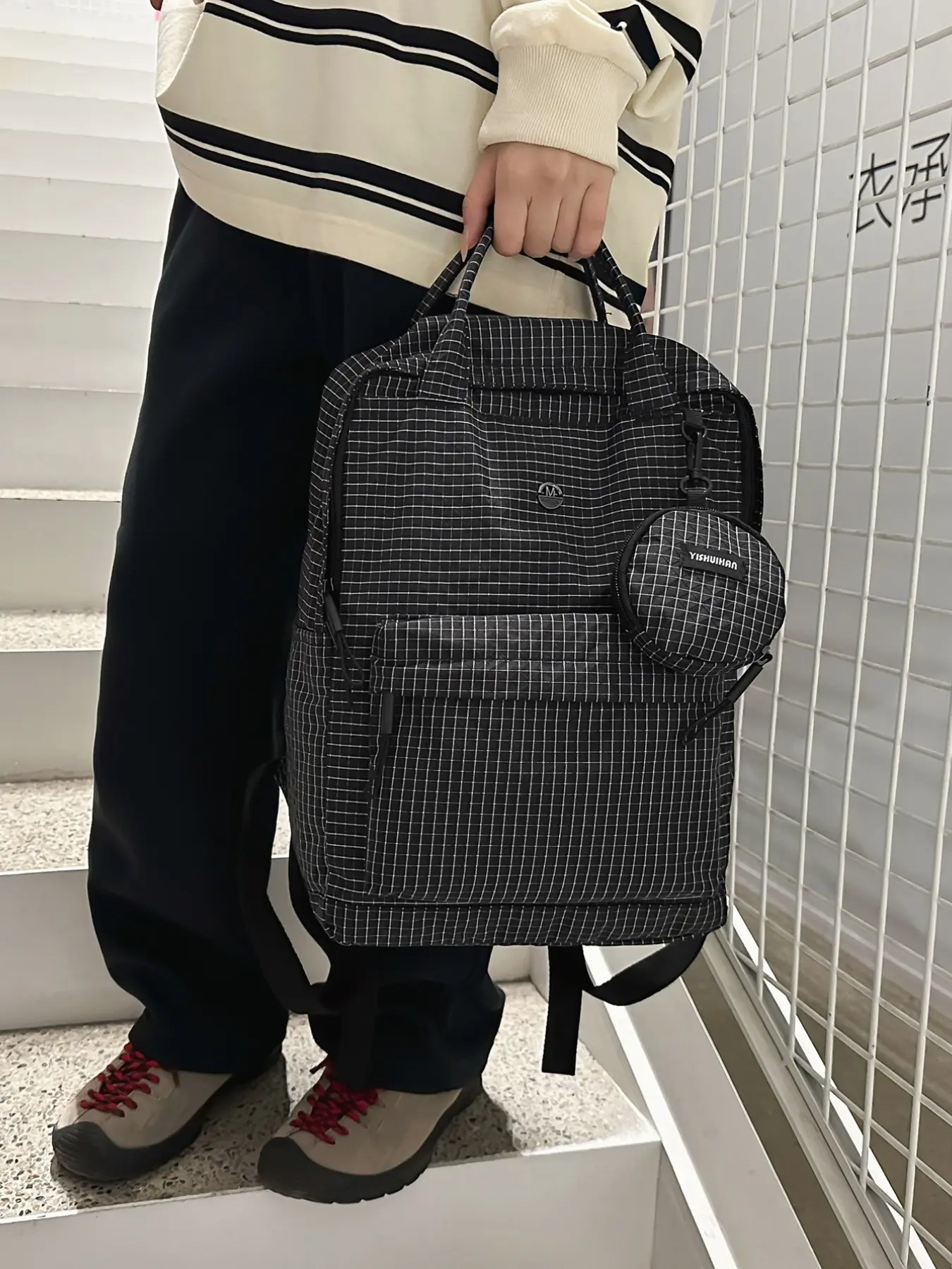Women's Solid Color Large Capacity Backpack, Fashionable Zipper Backpack, Casual Versatile Student School Bag, Commuting Travel Bag, Casual Lightweight Backpack