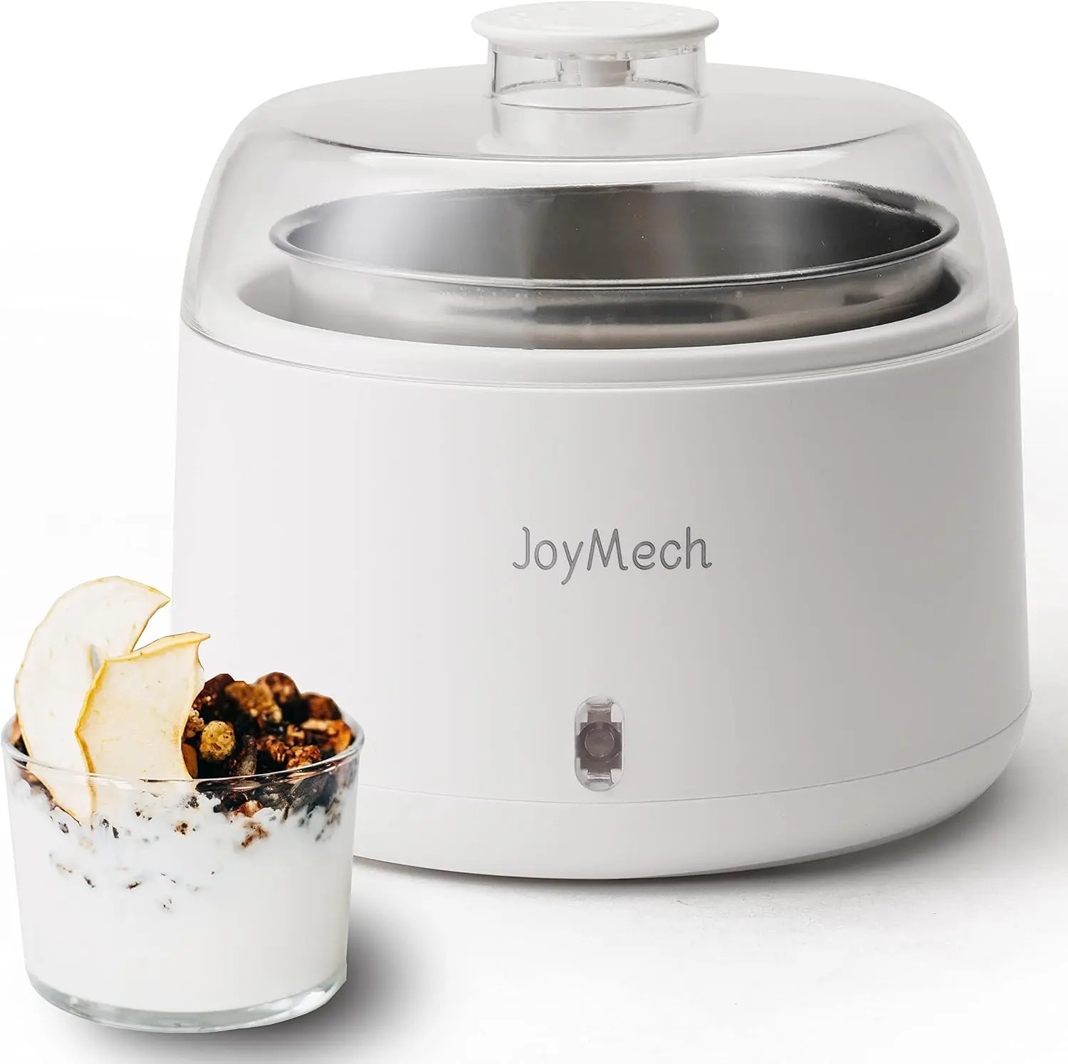 Yogurt Maker, Compact Greek Yogurt Maker Machine with Constant Temperature Control, Stainless Steel Container, 1 Quart for Home Organic YogurtGift.
