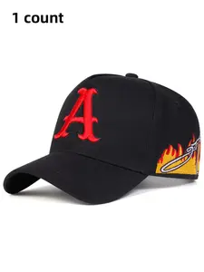 Letter A Design Baseball Cap, Casual Outdoor Sports Summer Hat for Men & Women, Adjustable Sun Protection Cap for Daily Wear, Quality Caps