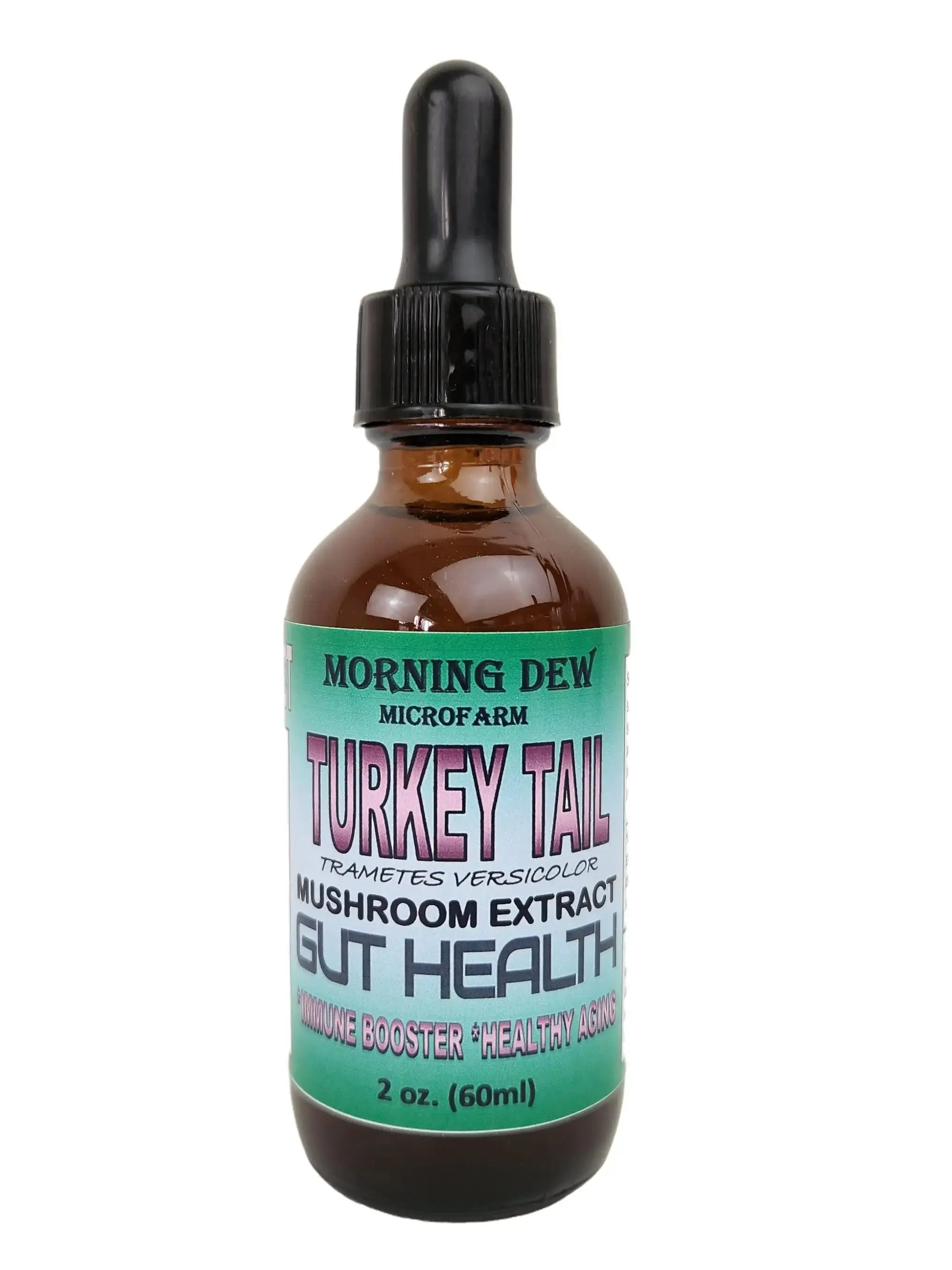 TURKEY TAIL MUSHROOM Dual Extract Liquid Tincture 2 oz. Bottle Healthcare Supplement
