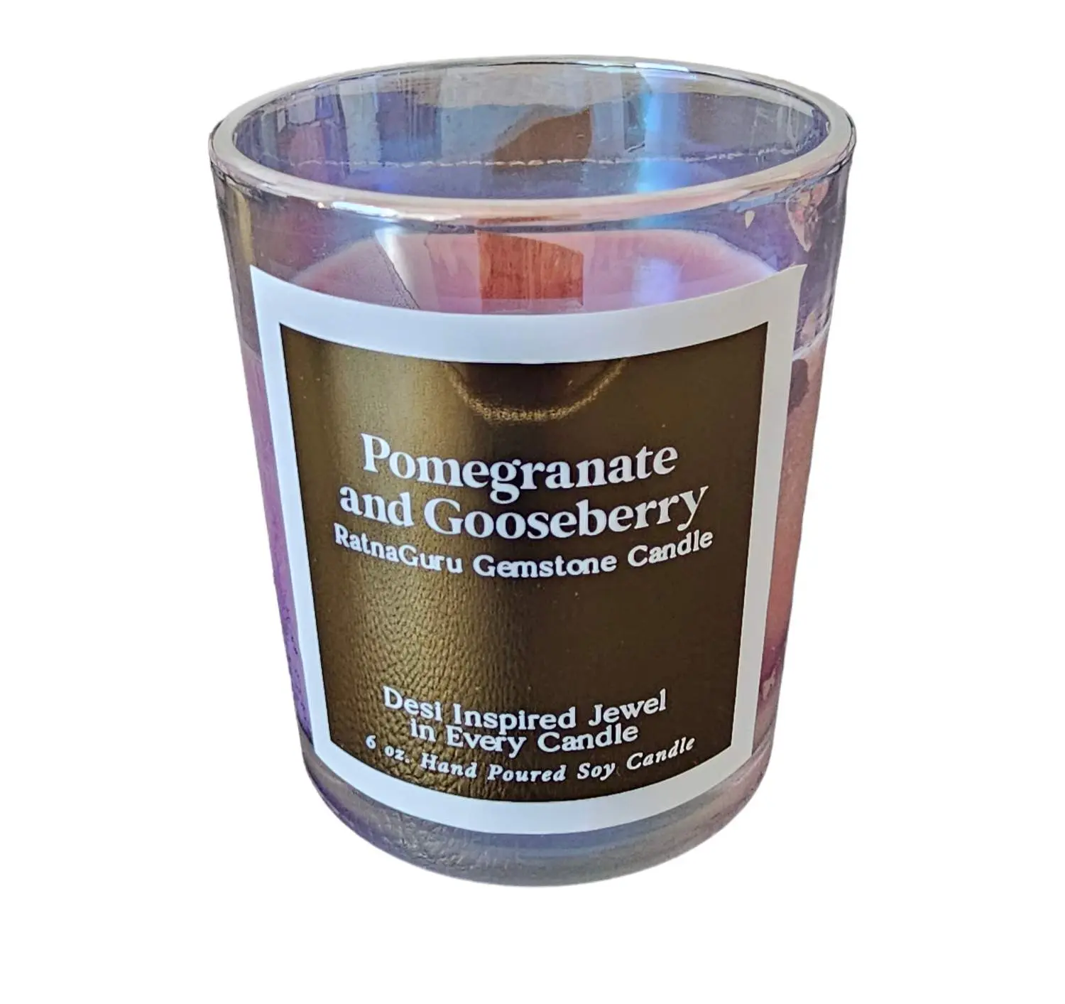 Pomegranate & Gooseberry Gemstone Candle