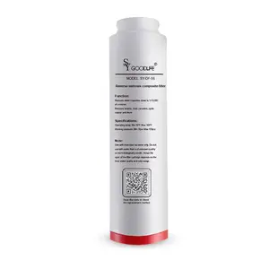 SY GOODLIFE DF-56 Under Sink Reverse Osmosis Water Filter Cartridge, Six Stage Filtration, No Electricity, No Pump, Zero Energy Reverse Osmosis System, Three Seconds Replacement Cartridge