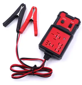 Portable 12V Automotive Battery Tester 5-Pin Relay Switch Fast Detector Professional Car Battery Testing Tool for Auto Repair & Daily Use