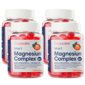 Daily Stress Relief & Immune Support Gummies | 14-in-1 Formula with Magnesium, Ashwagandha, L-Theanine, Vitamin D3, Zinc | Dietary Supplement