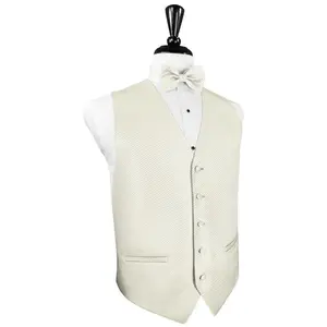 Ivory Venetian Tuxedo Vest