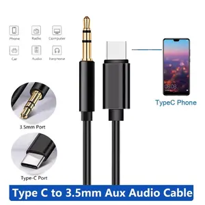 USB Type C Aux Cable Speaker Wire 3.5mm Jack Audio Cable For iPhone 17 16 15 Pro Max