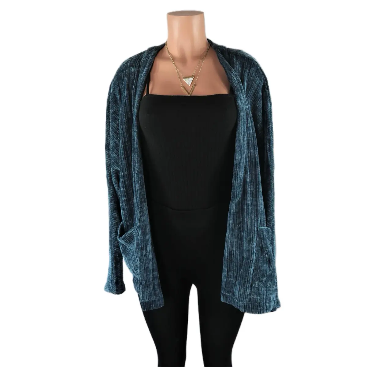 Teal Cardigan - Final Sale Long Sleeve Knitwear Sweater Womenswear