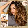 [CROCHET HAIR] STERLY Highlight 4/27 Burmese Curly Crochet Human Hair With Miracle Knots for Easy Install Ombre Crochet Human Hair for Boho Braids Machine Made Hair Extensions Friendly Plush Texture Time-Saving Wear #sohochic