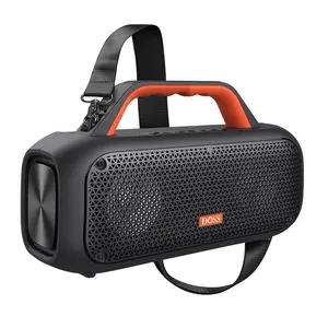DOSS Extreme Boom Outdoor Speaker with IPX6 Waterproof 60W Mighty Sound Deep Bass 30H Playtime 10400mAh Power Bank Portable Waterproof Bluetooth Speaker for Outdoor fun