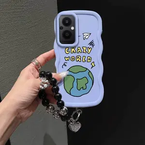 1 Piece Crazy World Protection Suitable For 1+Nord N20 5G One Plus Nord N300/Nord N20 Flexible Phone Case Cover Featuring Slim And Lanyard For Outdoor