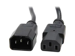 StarTech.com Model PXT1003 3 ft. Standard Computer Extension Power Cord -C14 to C13 StarTech.com Model PXT1003 3 ft. Standard Computer Extension Power Cord -C14 to C13