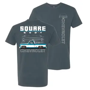 Square Body Chevrolet Pickup Graphic T-Shirt – Vintage Truck Enthusiast Tee for Car Lovers, Classic C10 Fans, and Retro Chevy Pickup Style Addicts
