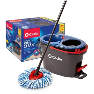 O-Cedar Rinse Clean Clean Water Spin Mop and Bucket System
